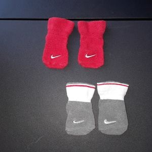 Boys Baby Nike Socks 2 pair assorted